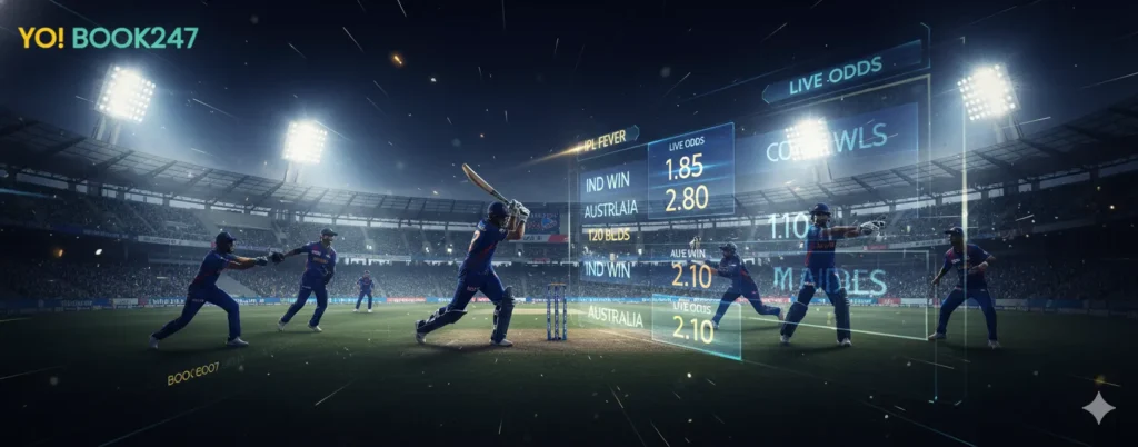 YoBook247 Cricket ID betting for IPL, T20 leagues and international cricket