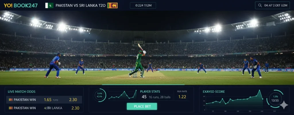 Pakistan vs Sri Lanka YoBook247 live prediction and expert match analysis